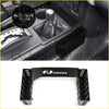 Black metal seat gap storage box for toyota fj cruiser with grid design and fj cruiser branding
