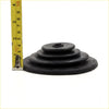 Black rubber gasket set with concentric rings and central hole for shift boot cover toyota hilux ln30 rn30 rn40 1979-1983