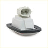 Side indicator light for toyota hilux n140 n150 n160 rzn174 1997-2005 white plastic with black rubber gasket and metal base