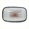 Black-framed clear ribbed plastic side indicator light with red lens for toyota hilux n140 n150 n160 rzn174 1997-2005