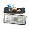 Rectangular clear lens side marker turn signal light with black rubber housing and metal mount for toyota hilux rn25 rn36