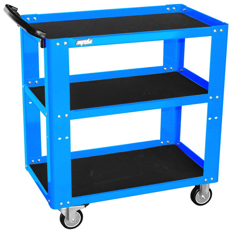 SP Tools Professional Service Trolley 3 shelf Adjustable