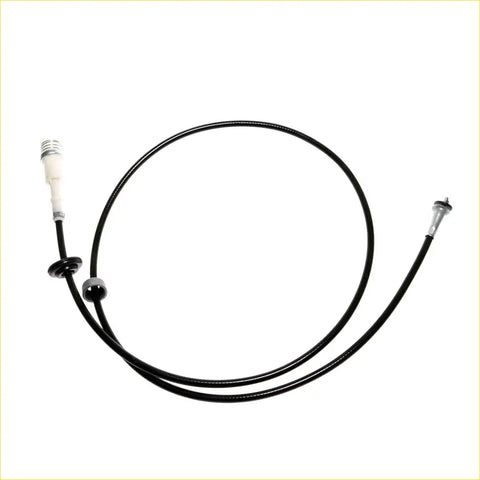 Black rubber speedometer cable with metallic connectors and textured grip for mitsubishi triton l200 colt strada 1996-2006