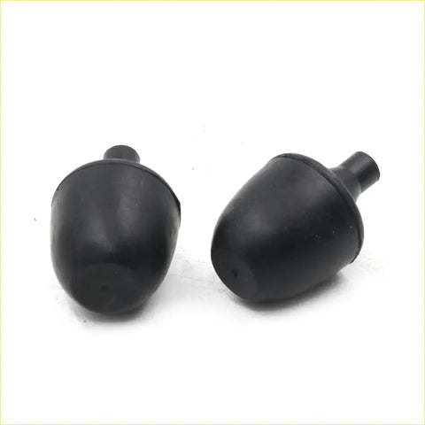 Black rubber car tire valve caps included in spring bumper upper set for mazda familia 1000 1200 1967-1977