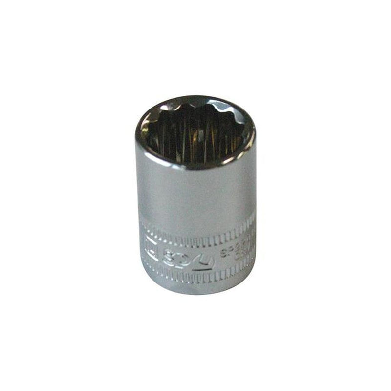 SP Tools Socket 1/2"Dr 12PT Metric 19mm