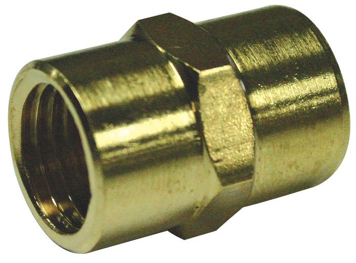 SP Tools Brass 1/4"F X 1/4"F Hex Socket