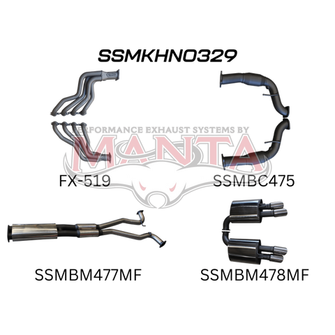 Manta VF V8 Sedan Wagon 3in With 1 7/8 in Extractors