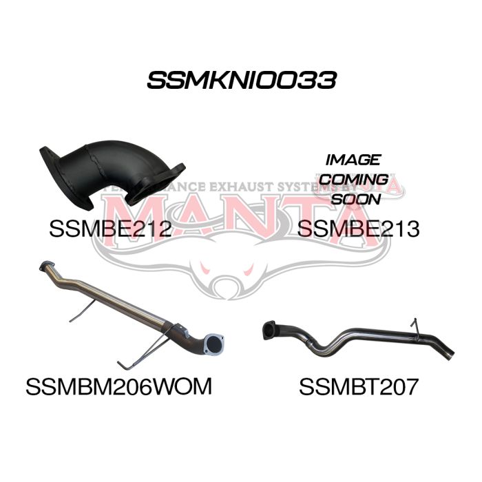 Manta Patrol GU 2.8 Wagon Cent WOM Exhaust System