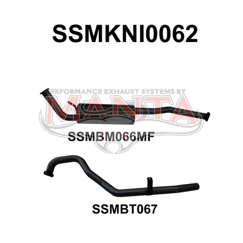 Manta Patrol GQ 4.2L 2.5in off OE ENG Pipe Exhaust System