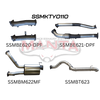 Manta VDJ200 DPF 3in Dual NO Cat, Muffler, 4in Tailpipe