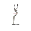Manta VDJ200 DPF 3in Dual NO Cat, Muffler, 4in Tailpipe