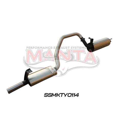 Manta FZJ105 2.5in off Extractors Muffler/Muffler Exhaust