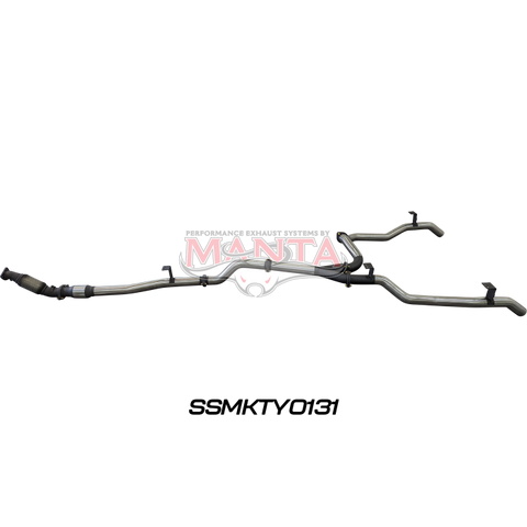 Manta VDJ79 V8 Ute Dual 3in With Cat & WOM DPF Exhaust