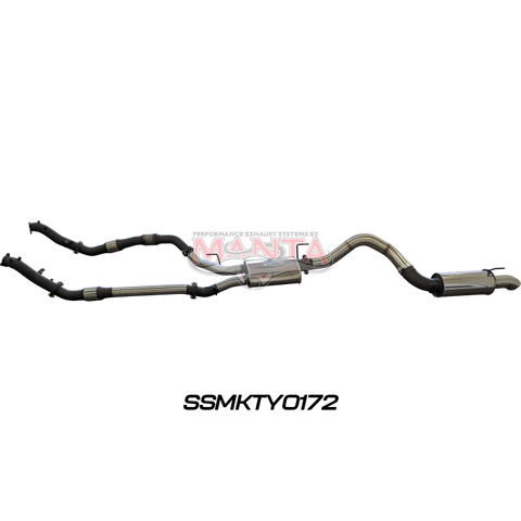Manta VDJ200 DPF 3in Dual With Cat & Muffler 4in Tailpipe