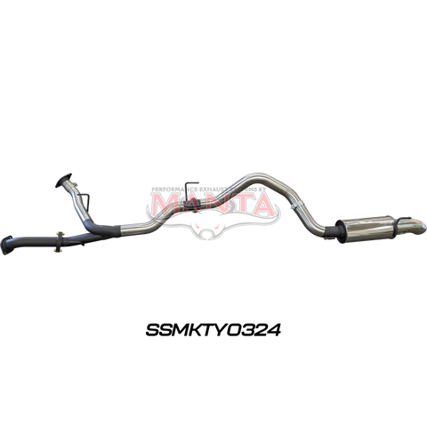 Manta VDJ200 2.5in Dual DPF Back To Single 3In, With Rear
