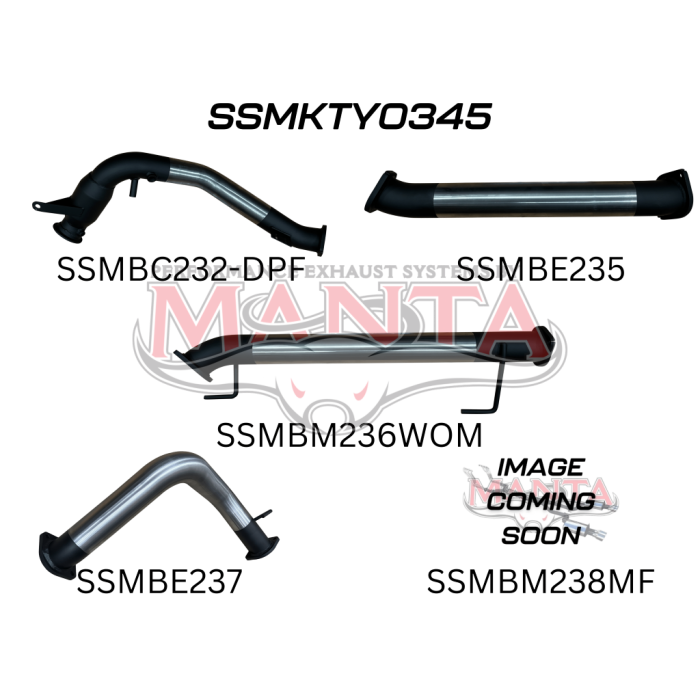 Manta Toyota Landcruiser 300 Series V6 3in Turbo Back