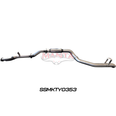 Manta VDJ79 Single & Dual Cab Ute 4in DPF Back for