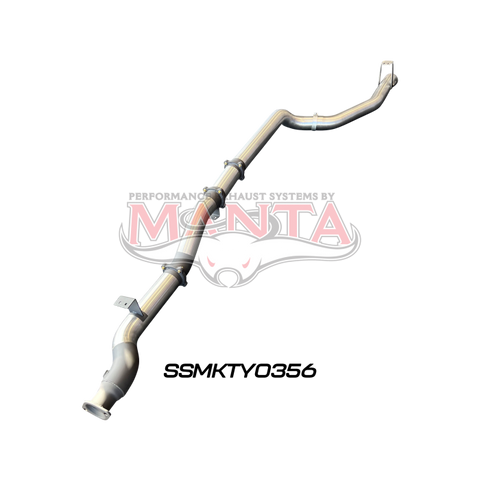Manta VDJ79 Single & Dual Cab Ute 4in DPF Back for