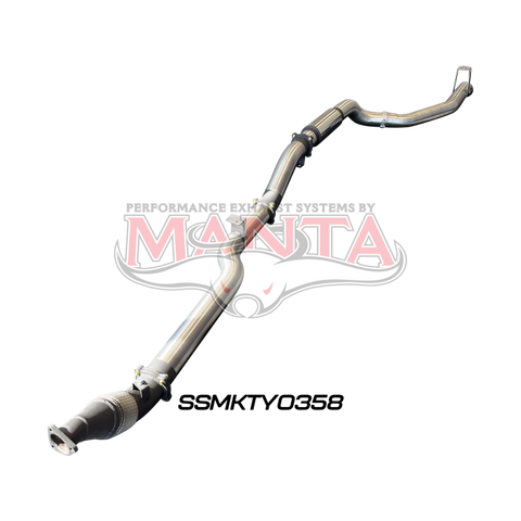 Manta VDJ79 Single & Dual Cab Ute 4in Turbo Back for