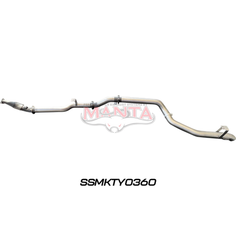 Manta VDJ79 Single & Dual Cab Ute 4in Turbo Back for