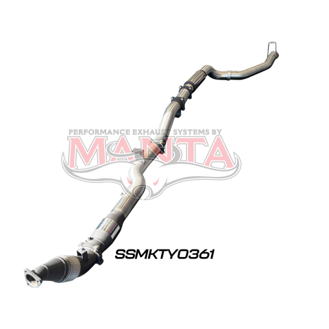 Manta VDJ79 Single & Dual Cab Ute 4in Turbo Back for