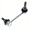 Silver metal stabilizer link assembly with black rubber bushings and threaded ends for toyota hilux 2004-2010