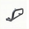 Black matte steel front bumper guard with integrated brackets on stainless steel nudge bar for mazda bt50 2012-2020