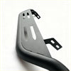 Black matte stainless steel nudge bar rear side for toyota hilux 2012-2015 with mounting brackets and cutouts