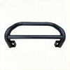 Black metal front bumper guard with curved design and mounting brackets for nissan navara 2021+ medium size
