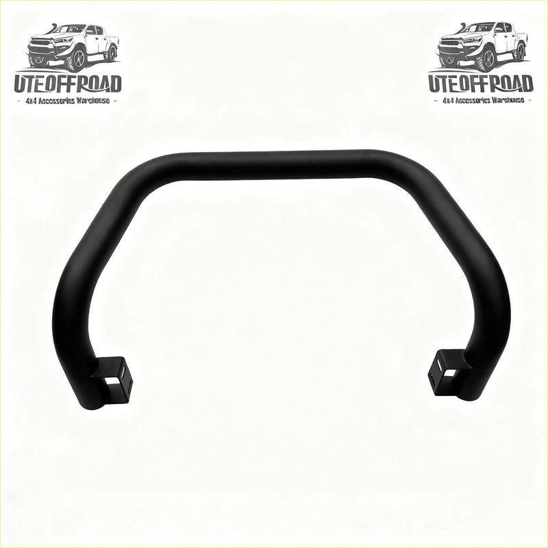 Black curved stainless steel nudge bar with mounting brackets for nissan navara d40 2005-2015 thai model