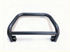 Black matte stainless steel nudge bar for nissan navara d40 2005-2015 with curved bars and mounting brackets