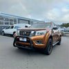 Bronze nissan navara np300 with matte black stainless steel nudge bar and black front bumper guard alloy wheels