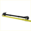 Black metal 2-piece steering arm lh with spherical joints and yellow tape for nissan datsun 620 ute 1972-1979