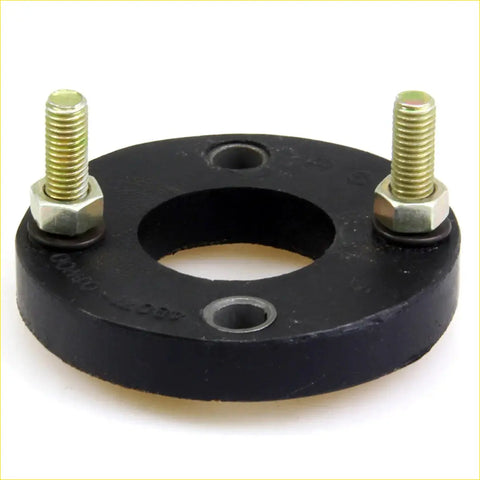 Black rubber steering column coupling adapter with gold bolts and hex nuts for datsun nissan 720 d21 king cab