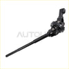 Black universal joint drive shaft with textured grip and metallic bearings for Toyota Tundra steering shaft 2000 to 2004