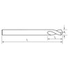 Sutton Panel Drill Bit Single End Blue Bullet 4.85mm Dia