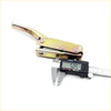 Yellowish metallic tail gate handle opener for nissan datsun navara d21 1986-1997 with 5.05 mm caliper measurement
