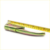 Green and pink metallic tailgate handles with yellow measuring tape for nissan datsun 620 king cab 1972-1979
