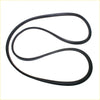 Black rubber tail gate window weatherstrip coiled in figure eight for mitsubishi delica l300 star wagon