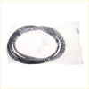 Black rubber tail gate window weatherstrip for mitsubishi delica l300 star wagon coiled in clear plastic packaging
