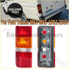 Red and amber tail light assembly for ford transit mk4 mk5 1991-2000 showing back side of the product
