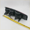 Back view of black plastic tail light assembly with red lens and wiring connectors for toyota hilux 1978-1983