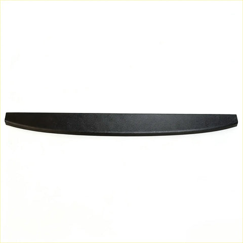 Black textured plastic dashboard trim piece for tailgate cover Nissan Navara 2021 plus shown from back side