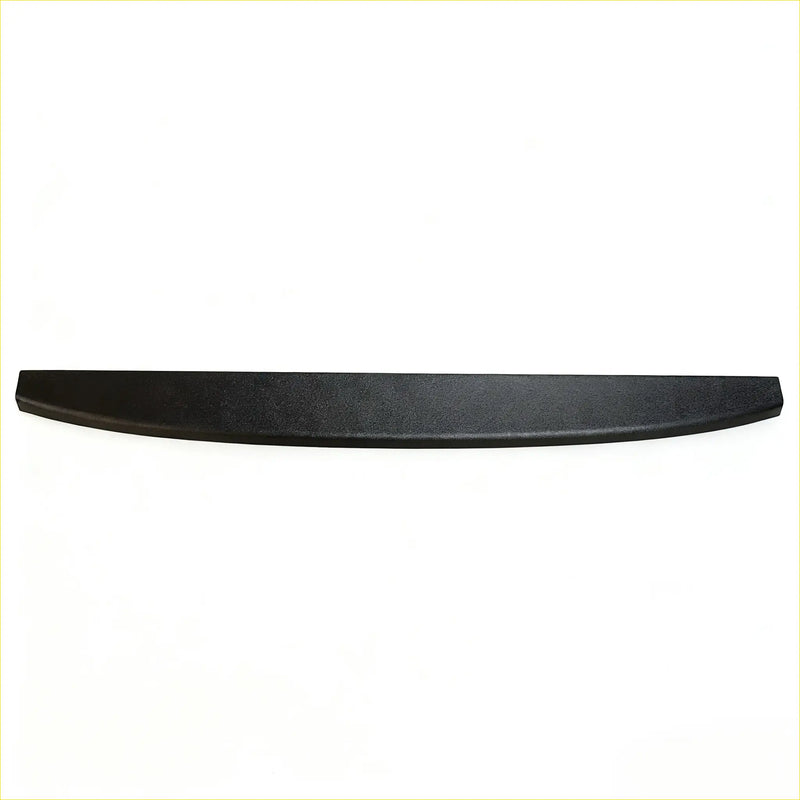 Black textured plastic tailgate cover trim piece for isuzu d-max 2021-2023 shown from the back side