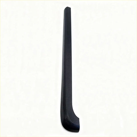 Black plastic car door handle trim piece with smooth curve for tailgate cover isuzu d-max 2024+ textured black