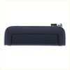 Black textured plastic tailgate handle with rectangular recessed panel and metallic latch for mitsubishi triton mq mr 2015 on