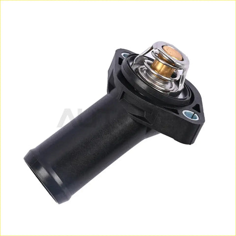 Black plastic engine coolant temperature sensor with metallic spring and brass housing for jeep wrangler thermostat housing