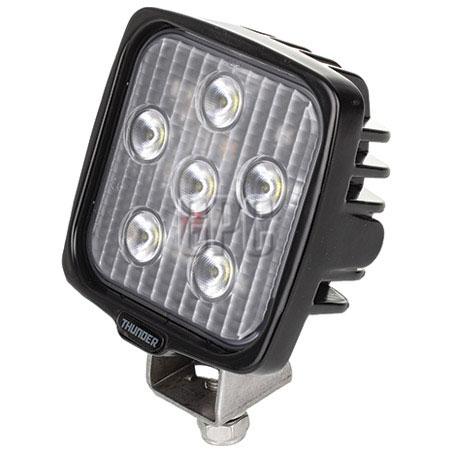 Thunder Work Light Sqaure 12/24V 6 LED 110mm