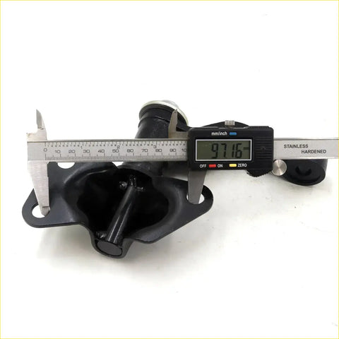 Black metal tie rod idler center link for nissan d22 crew cab measured 97.16 mm with digital caliper