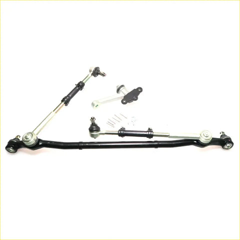 Black and silver tie rod idler center link kit for toyota hilux mighty rn n30 n40 2wd steering linkage parts set